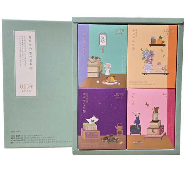 Ssanggye Korean Traditional Tea Rich Taste 4 Type x 3EA