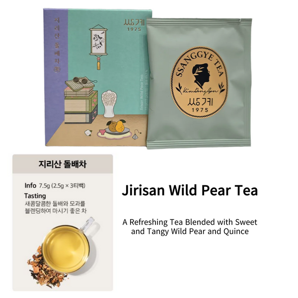 Ssanggye Korean Traditional Tea Rich Taste 4 Type x 3EA