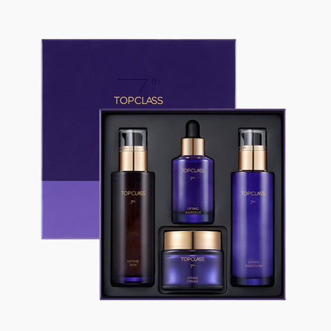 Charmzone TOPCLASS Lifting Signature Skin Care Set Toner+Emulsion+Cream+Massage