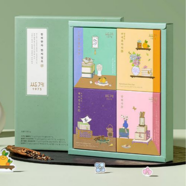 Ssanggye Korean Traditional Tea Rich Taste 4 Type x 3EA
