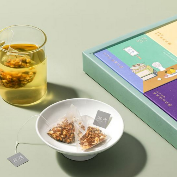 Ssanggye Korean Traditional Tea Rich Taste 4 Type x 3EA