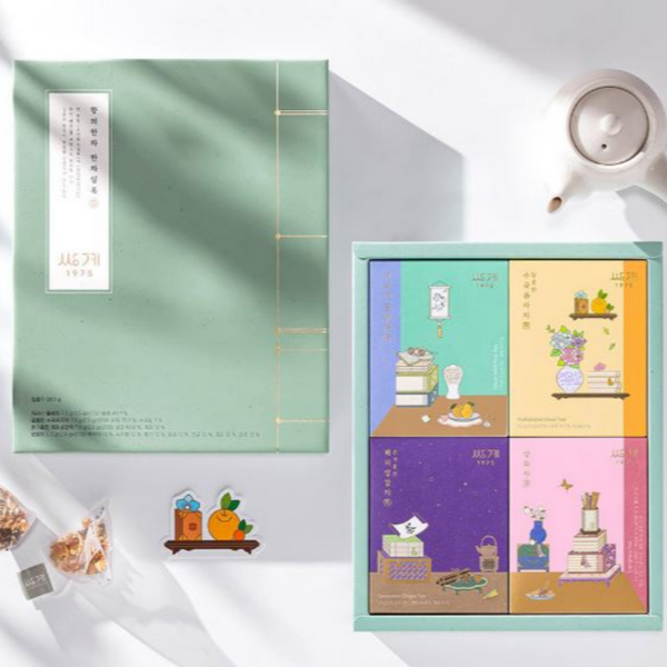 Ssanggye Korean Traditional Tea Rich Taste 4 Type x 3EA