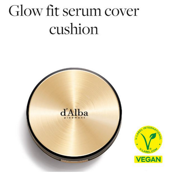 d'Alba Vegan Glow Fit Serum Cover Cushion 15g SPF50+ / PA++++