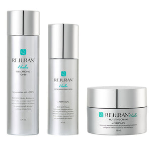 Rejuran Healer Re-balancing Toner 120ml, Refreshing Emulsion 45ml, Cream 50ml