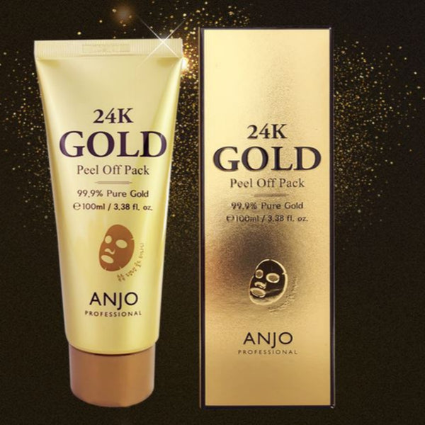 Anjo Professional 24K Gold Peel Off Pack 99.9% Pure Gold 100ml/3.38fl oz