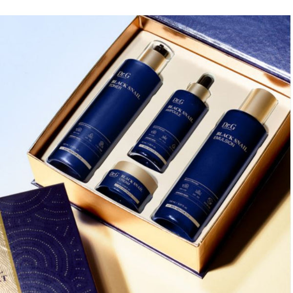 Dr. G Black Snail Prestige Set Toner, Emulsion, Ampoule & Cream Special Set