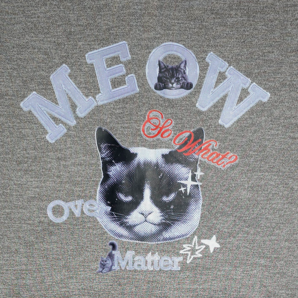 Unisex Meow Cat YKK 2-Way Zip Hoodie Wicking Two-Tone Soft Peached Activewear