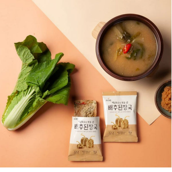 Sauce R.O.K Soybeen Paste Soup with Kimchi Cabbage Souce 10g & Seaweed Soup