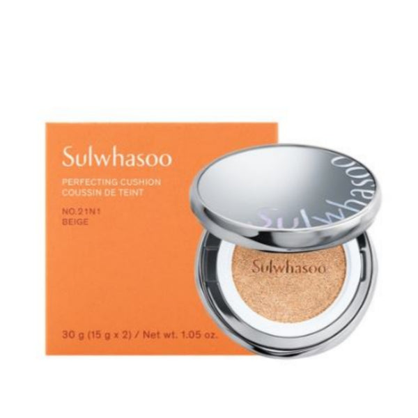 Sulwhasoo Perfecting Cushion Airy SPF50+/PA+++ (Original 15g + Refill 15g)