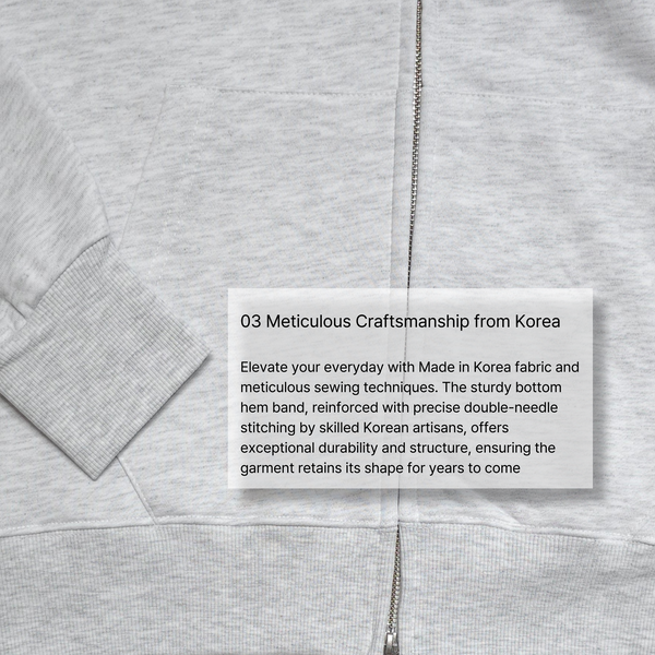 Unisex Premium Solid YKK 2-Way Zip Black Hoodie Recycled Eco-Friendly Fabric Combed Cotton Soft