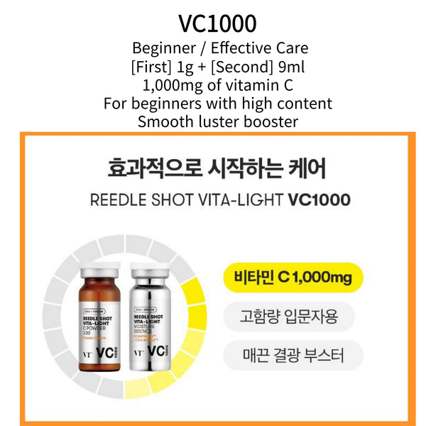 VT Cosmetics Reedle Shot Vita_Light C Power + Moisture Essence Vitamin C, E, B3