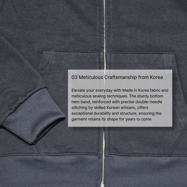 Unisex Premium Cat Lover Heavyweight YKK 2-Way Zip Black Hoodie Recycled Fabric
