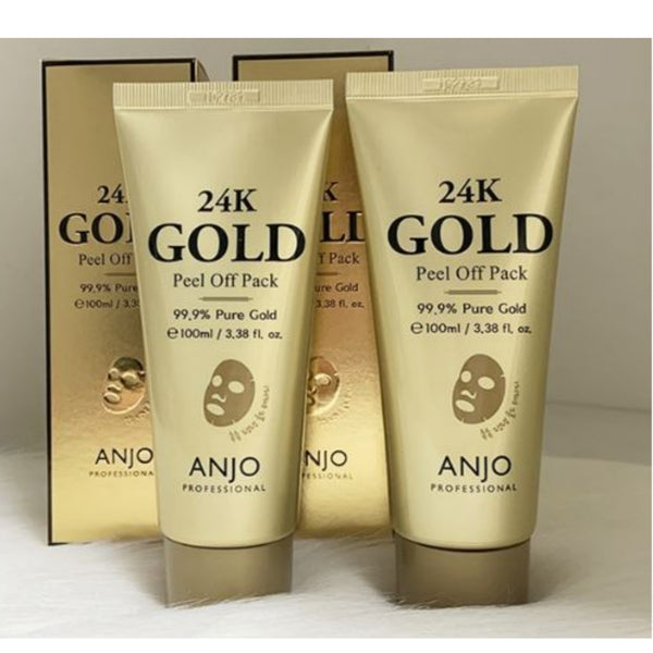 Anjo Professional 24K Gold Peel Off Pack 99.9% Pure Gold 100ml/3.38fl oz