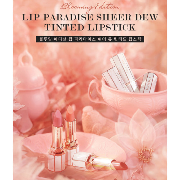 Dear Dahlia Blooming Edition Lip Paradise Sheer Dew Tinted Lipstick 3.4g