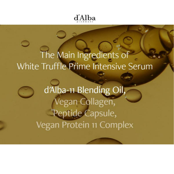 d'Alba White Truffle Serum Prime Intensive Solution 100ml