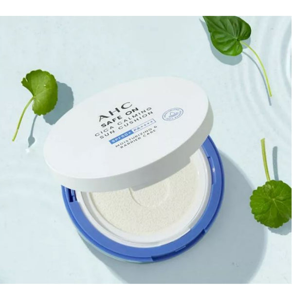 AHC Safe On Cica Calming Sun Cushion SPF50+ PA++++