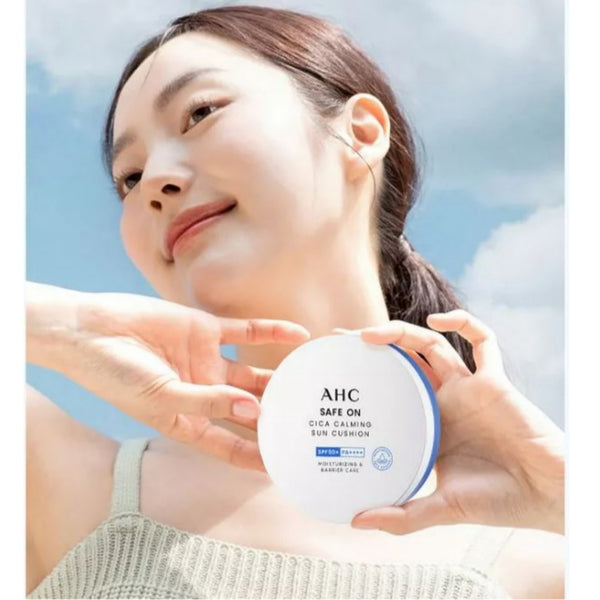 AHC Safe On Cica Calming Sun Cushion SPF50+ PA++++