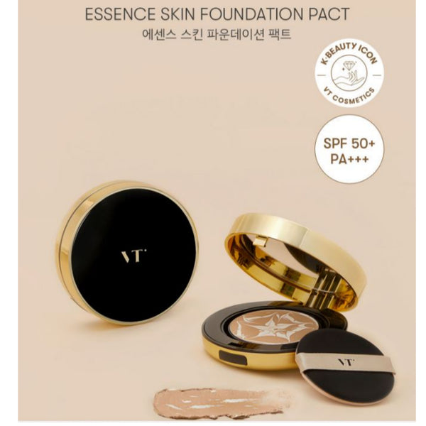 VT COSMETICS Essence Skin Foundation Pact SPF 50+, PA+++