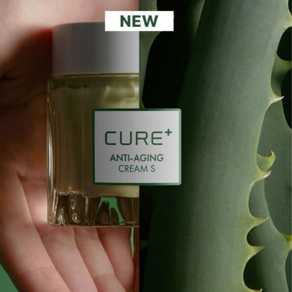 CURE+ Aloe Vera Phyto Green Toner, Ampoule & Anti-aging Cream