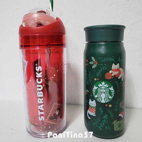 Fancy Holi Cat Tumbler And Two Cute Ruler Cold Cup 355ml