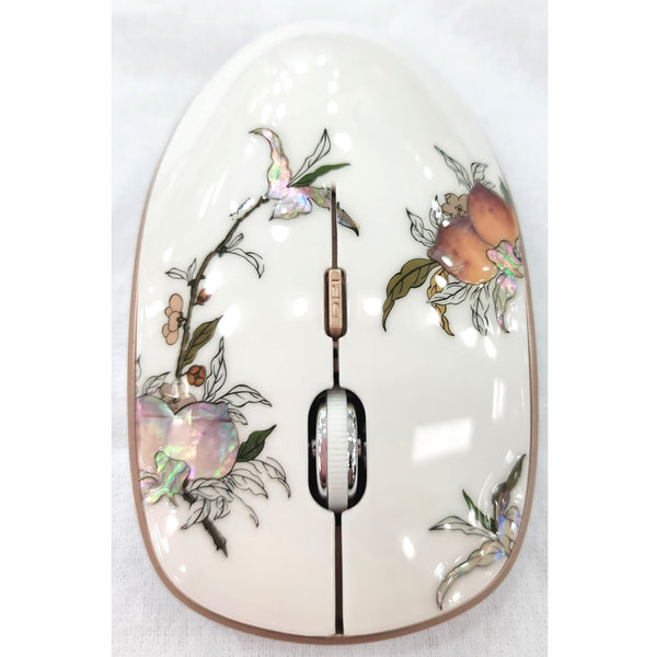 Korean Traditional Design Najeon Lacquer Wireless Mouse Optical Laptop Computer