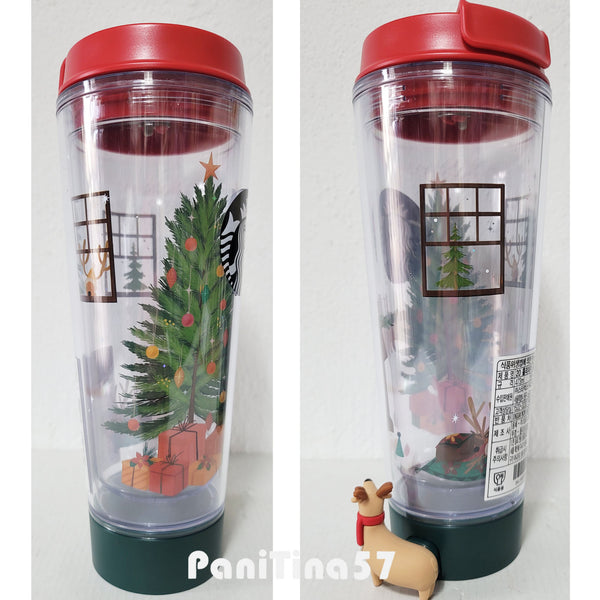 Three Deer Green Eelma And Cell Phone Holder Cold Cup Tumbler 473ml