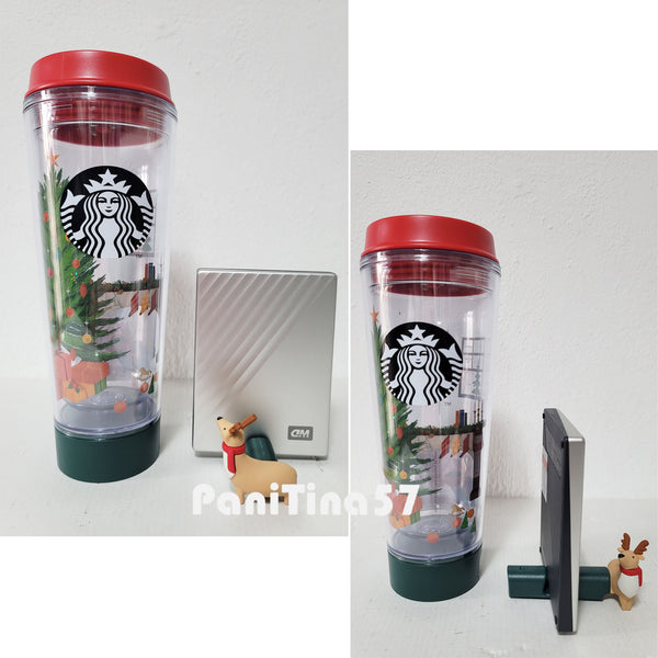 Three Deer Green Eelma And Cell Phone Holder Cold Cup Tumbler 473ml