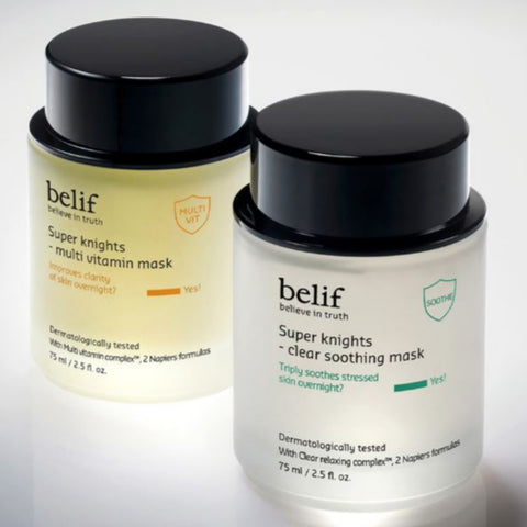 Belief Super Knights Multi-Vitamin Clear Soothing Mask 75ml / 2.5floz. Overnight