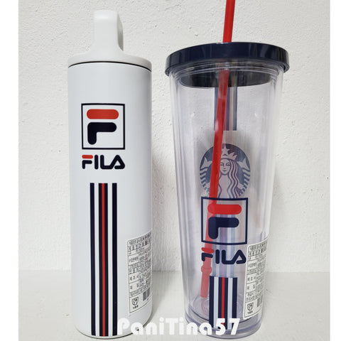 Fila Collaboration Set Fila Miir Handle Tumbler 591ml And Fila Cold Cup 710ml