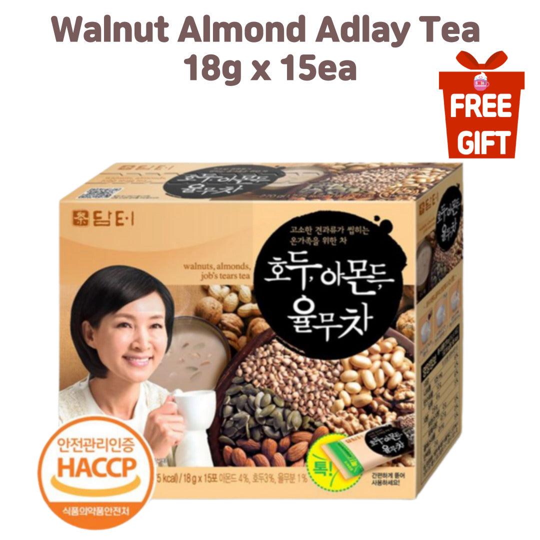 Korean Walnut Almond Adlay Tea 18g X 50