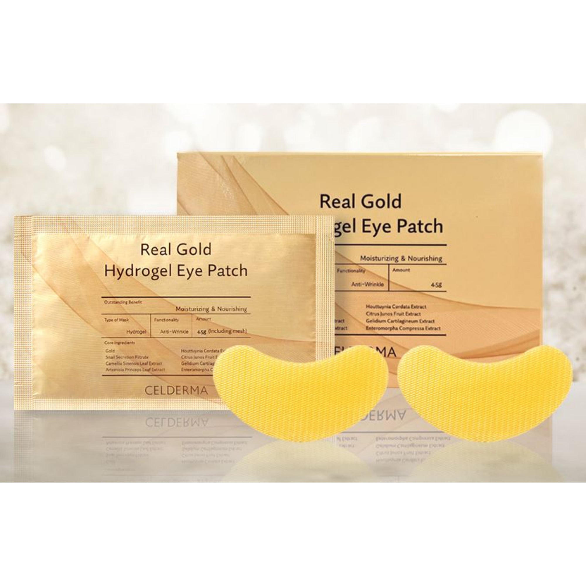 Real Gold Hydrogel Eye Patch Intensive Care For Eye Area 4.7g (2 patches) x 20EA