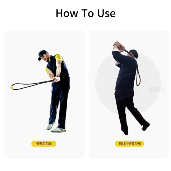 Golf Swing Training Professionally Designed Aid Equipment Distance Rope Plus