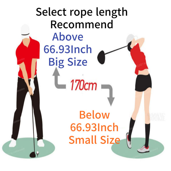 Golf Swing Training Professionally Designed Aid Equipment Distance Rope Plus