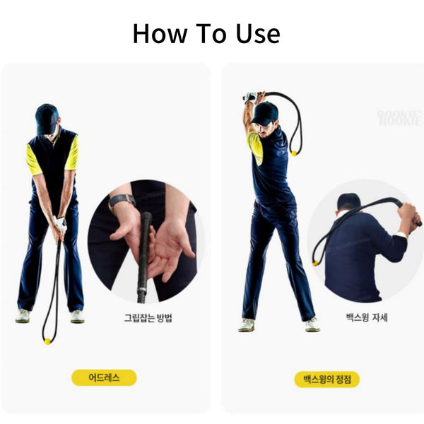 Golf Swing Training Professionally Designed Aid Equipment Distance Rope Plus