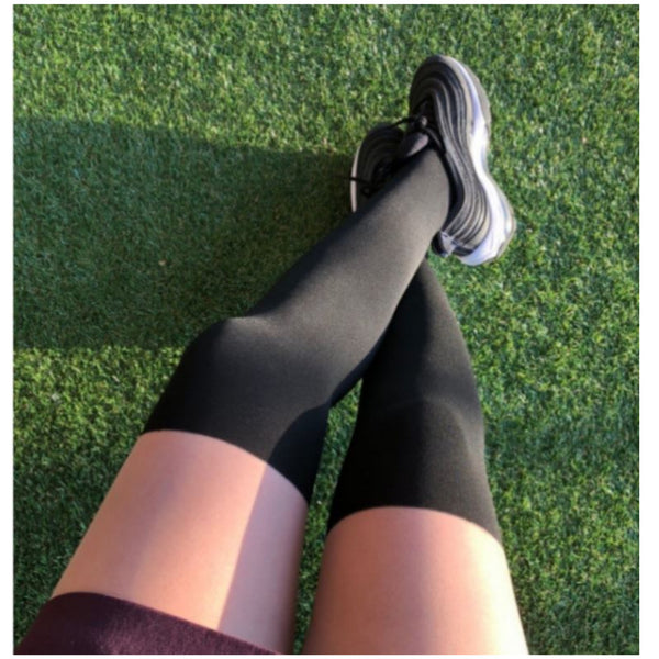 80D Four Seasons UV Protection Two Tone Golf Stockings