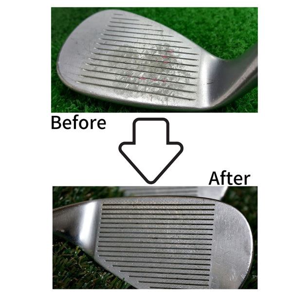 Type 2 Golf Iron Wedge Back Spin Increase Groove Sharpener Regenerator Set