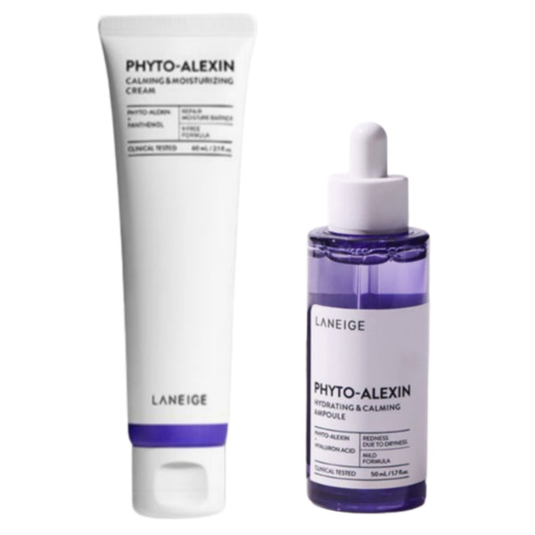 Laneige Phyto-Alexin Panthenol Calming & Moisturizing Cream & Ampoule Set